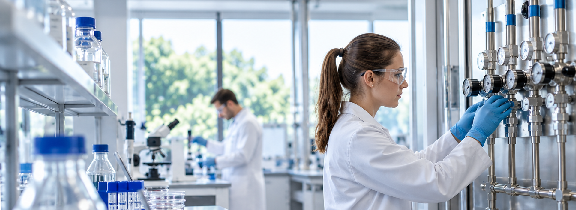 Ob Laborumzug, Neubau oder akuter Engpass, wir planen und realisieren Ihre Medienversorgung effizient, GLP/GMP-konform und exakt auf Ihre Anforderungen abgestimmt.